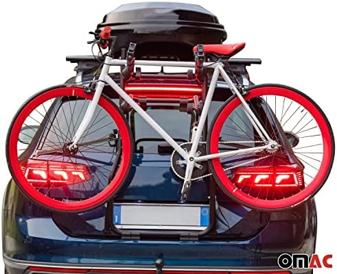 OMAC 3 kerékpártartó a Honda HR-V 2015-2021 Fekete | Csomagtartóba Szerelhető kerékpártartó 99 Kg Terhelés