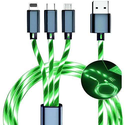 BDQQ világít a Töltés Kábel, LED Telefon Töltő Kábel Smart Világítás Izzó USB-C Kábel Gyors Multi Töltő