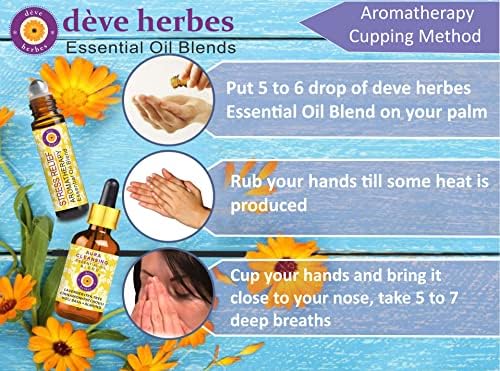 Deve Herbes NYUGTALAN Megkönnyebbülés - Aromaterápiás illóolaj Keverék, Bergamot, Levendula, Narancsvirág,