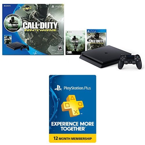 PlayStation 4 Slim 500GB Call of Duty Végtelen Hadviselés Csomag + 12 Hónap PlayStation Plus Tagság