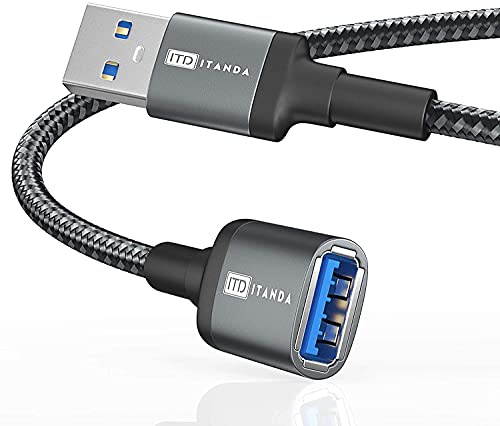 ITD ITANDA USB Hosszabbító Kábel USB 3.0 Hosszabbító Kábel Típusú Férfi-Nő 5Gbps Adatokat Billentyűzet,