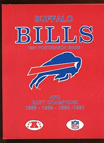 1991 Buffalo Bills NFL Labdarúgó Szezon Utáni Media Guide EX+ - NFL Programok