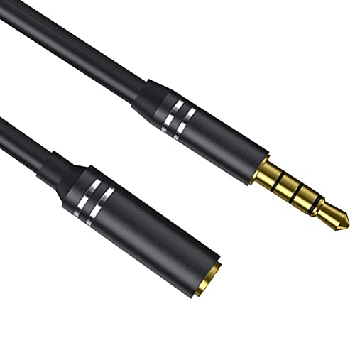 3,5 mm-es Fejhallgató Hosszabbító Kábel (6Ft/1.8 M), 4 Pólus, Hi-Fi Hang Audio Kábel Férfi-Nő AUX Kábel,