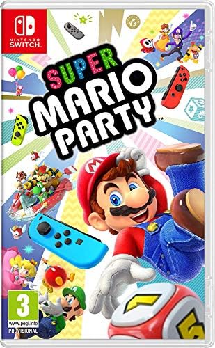 Nintendo Kapcsoló – Neon Piros-Neon Kék Joy-Con Super Mario Party (Felújított)