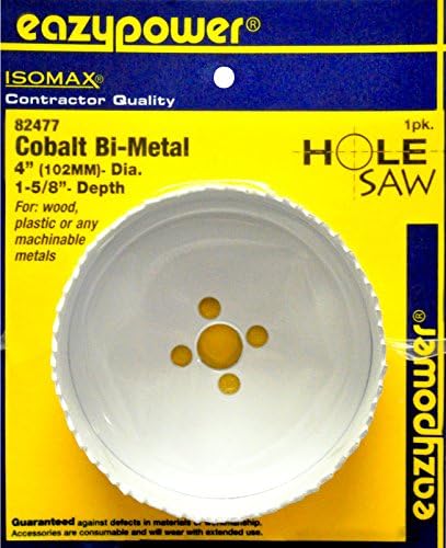 Eazypower 82477 Kobalt BI-Metal Lyukat Látott (1 Csomag), 4 x 2