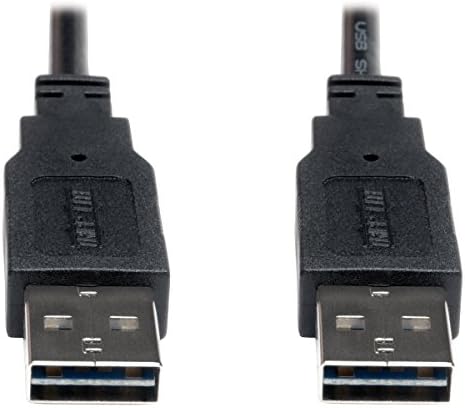 Tripp Lite Egyetemes Reverzibilis USB 2.0 Hi-Speed Kábel (Reverzibilis, hogy Egy Reverzibilis Egy M/M)