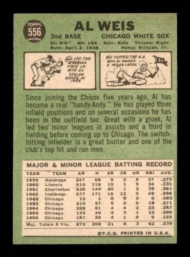 556 Al Weis DP - 1967-ben Topps Baseball Kártyák (Közös) Osztályozott NM/NM+ - Baseball Asztalon Dedikált