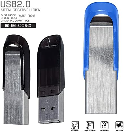 SXYMKJ 10db Divat Fém USB pendrive 128GB 32GB 64GB nagy Sebességű pendrive 16 GB 8 GB 4 GB Flash Memória,