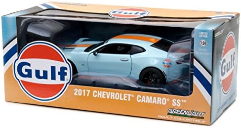Greenlight 2017-es Chevy Camaro SS-Öböl Olaj (1: 24 Méretarányú, Elem 18233) DIE-CAST Jármű