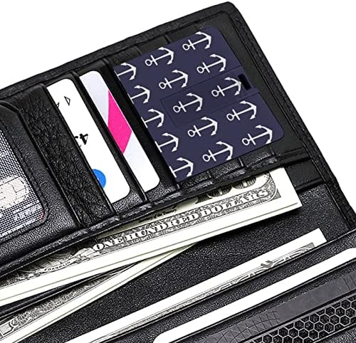 Tengeri sötétkék Horgony Hitel, Bank Kártya, az USB Flash Meghajtók Hordozható Memory Stick Kulcsot Tároló