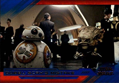 2018 Topps Star Wars-Az Utolsó Jedi Sorozat 2 Kék 47 Dobbu Scay Hiba Gyűjthető Film Kereskedelmi Kártya
