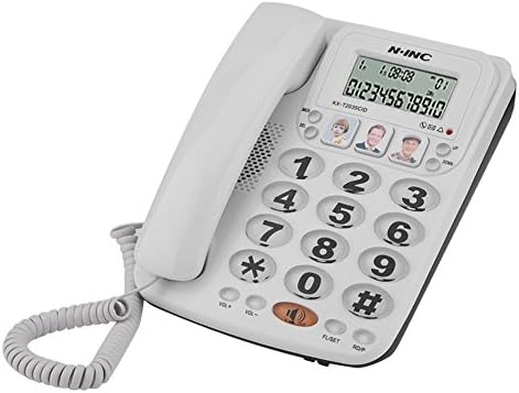 Bindpo Vezetékes Telefon, Asztali Telefon, Vezetékes a HOM, Iroda, Hívja ID Kijelző 2-Sor Vezetékes Telefon