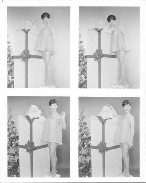 Yvonne Craig négy képek egy 8x10 hüvelykes kép visel rövid hálóinget