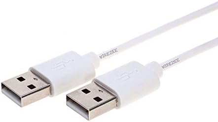 USB 2.0 Típusú Kábel, Egy Férfi, Egy Férfi Fekete/Fehér 3Ft, 6Ft, 10Ft, 15Ft (3FT, Fehér)