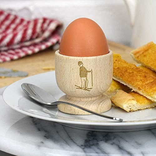 Azeeda 'Síelő' Fából készült tojástartó (EC00022895)
