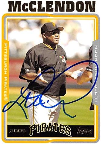 Autogramot Raktár 626556 Lloyd Mcclendon Dedikált Baseball Kártya - Pittsburgh Pirates - 2004 Topps 289