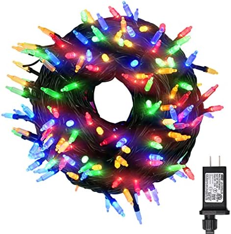 200 LED Karácsonyi Fény 82 Ft Egyértelmű Mini String Lámpák 8 Módok,Kívül a Karácsonyi Fények, Extra Hosszú