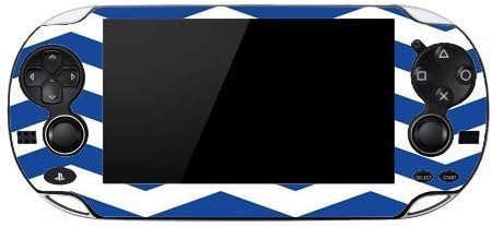 Népszerű Sötét Kék-Fehér Szimbólum Csík Design Playstation Vita Vinyl Matrica Bőr