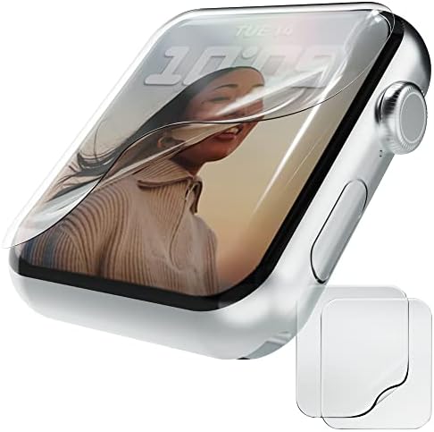 miak 2db Képernyő Védő Kompatibilis Apple Nézni Series 3 42mm, Világos, TPU, karcálló, öngyógyító, Anti-Ujjlenyomat