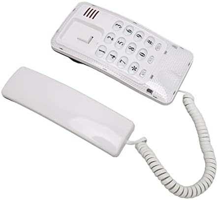 Régi Stílusú Retro Fali Telefon, Retro Fali Telefon Némító Gomb Ismétlés Több funkcióval A Készülék a