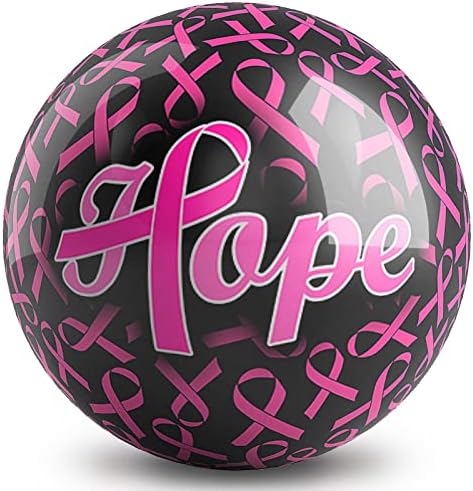 A Labda Bowling KR Strikeforce Remény, Mert A Rózsaszín Szalag Bowling Golyó Készült Poliészter