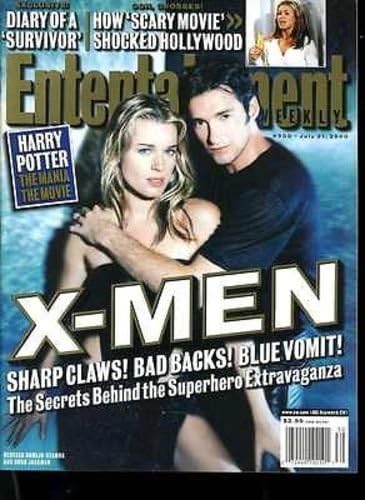Hugh Jackman Rebecca Romijn-Stamos X-men 2000 Entertainment Weekly Magazin